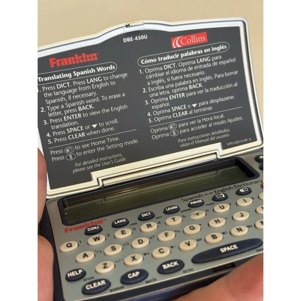 Franklin Dictionary‎ Handheld MWD-450 Electronic Merriam-Websters, Needs Battery